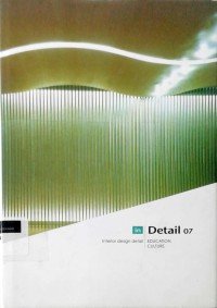 Interior design detail: In detail 07 education culture