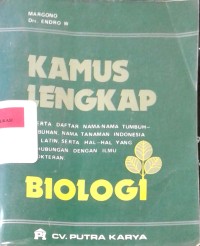 Kamus lengkap biologi
