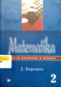 Matematika: untuk ekonomi & bisnis